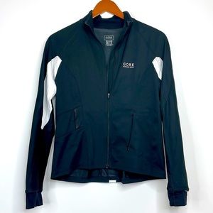 Gore Running Wear Windstopper Soft Shell Women's Small Black and White.